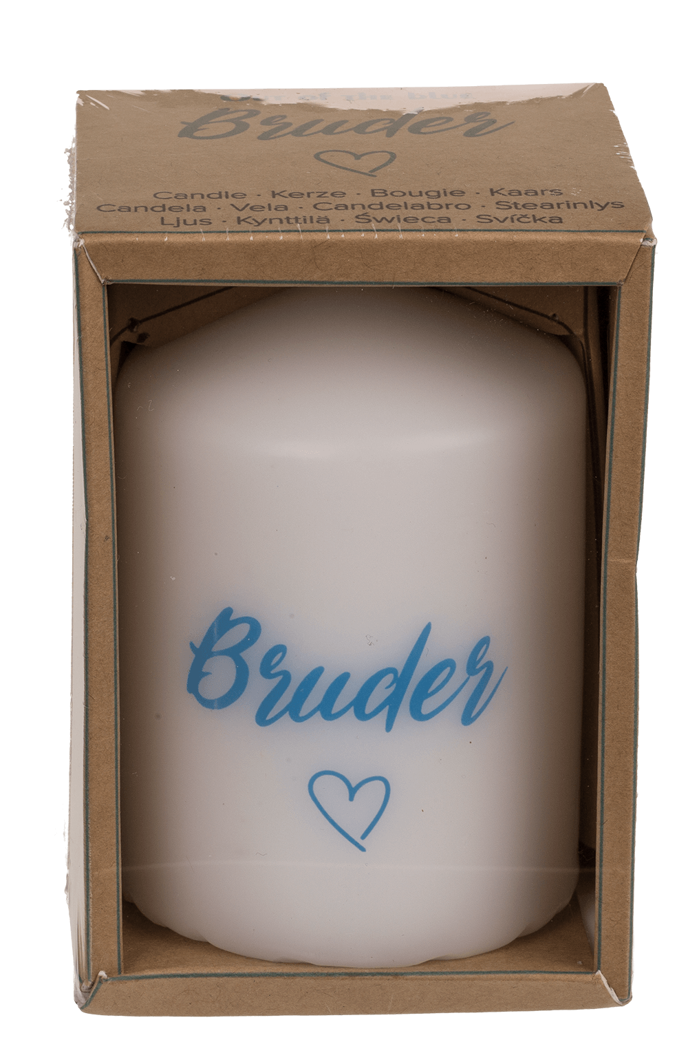 Pillar candle, Bruder <3,