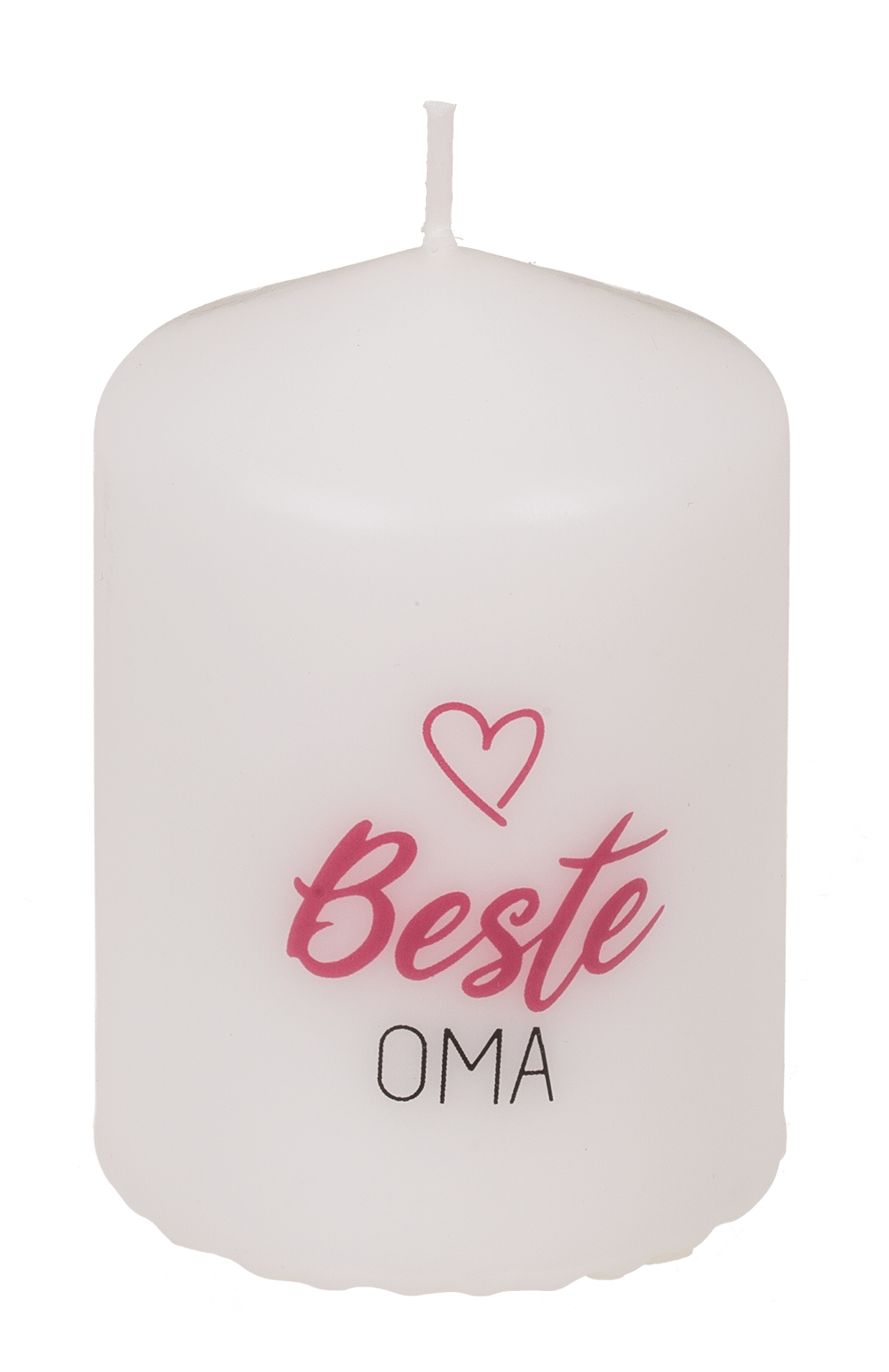 Pillar candle, Beste Oma,