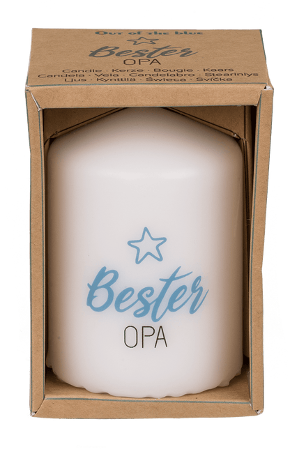 Pillar candle, Bester Opa,