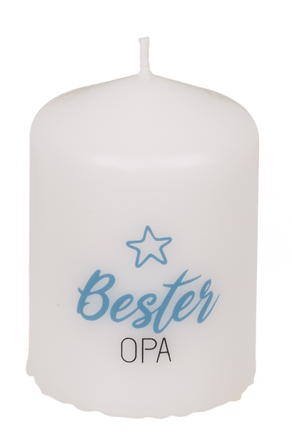 Pillar candle, Bester Opa,