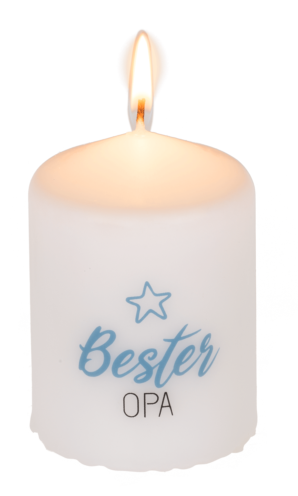 Pillar candle, Bester Opa,