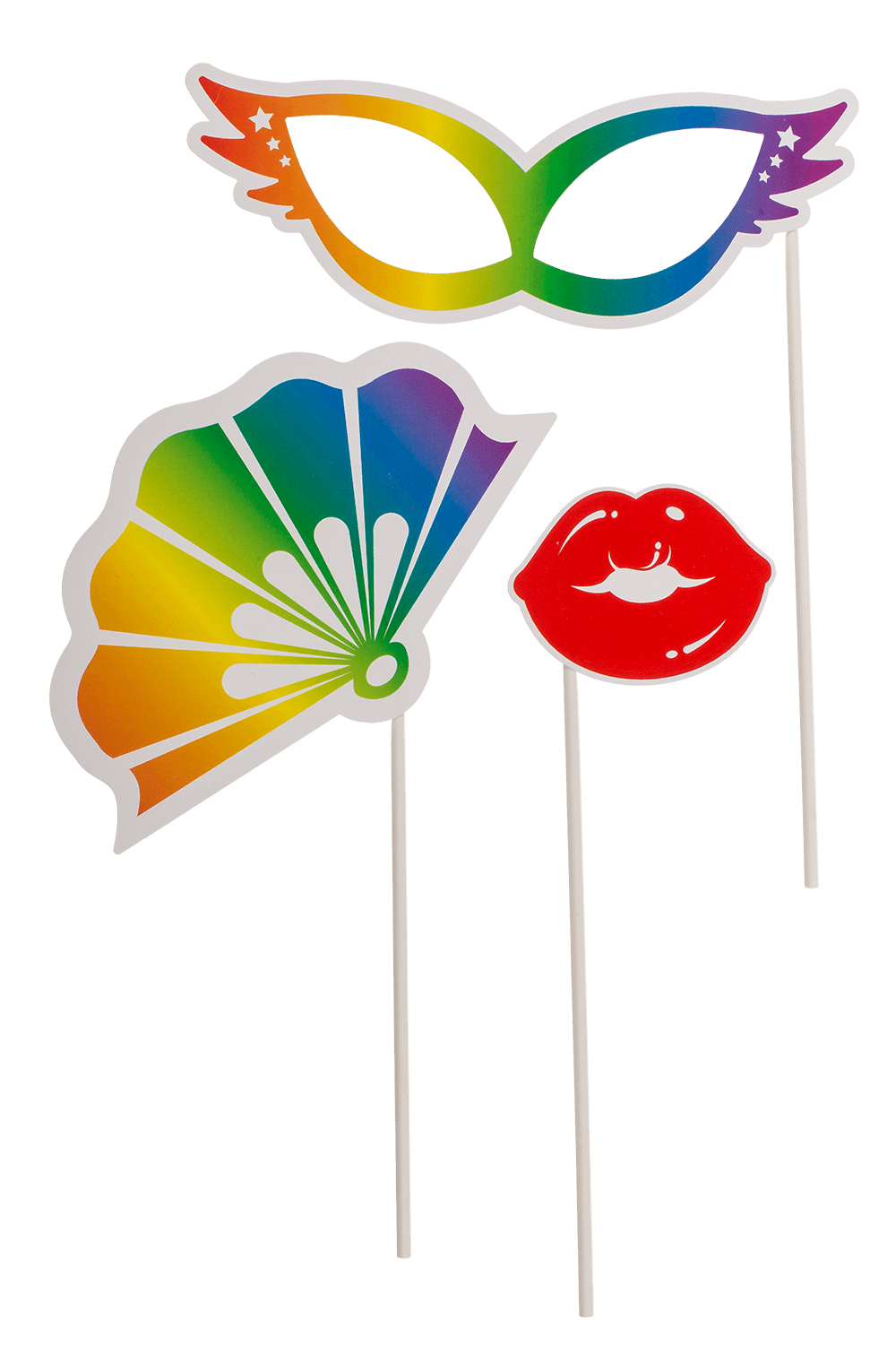 Party photo accessories on stick, Pride,