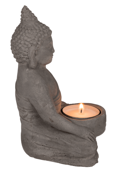 Tealight holder, Buddha,