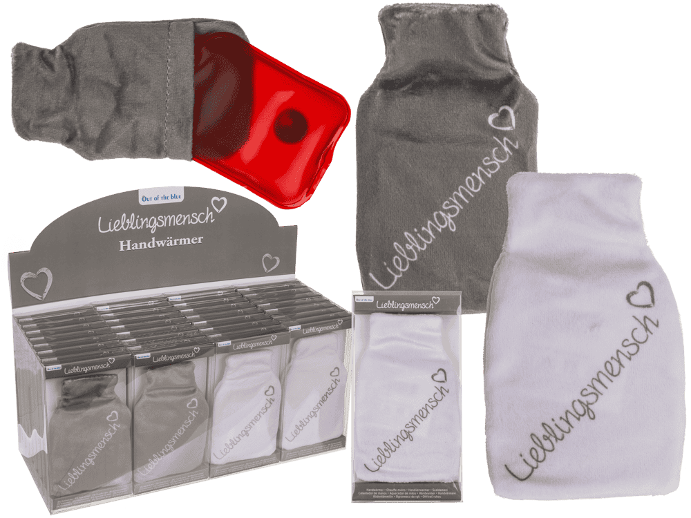 Cream coloured hand warmer, Lieblingsmensch,