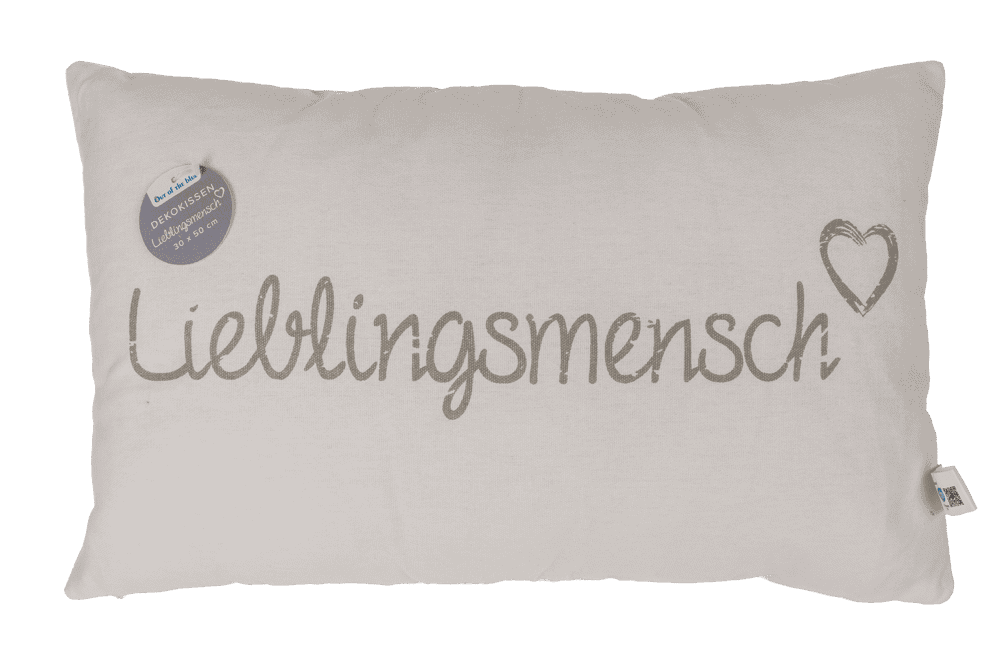 Decoration Cushion, Lieblingsmensch,
