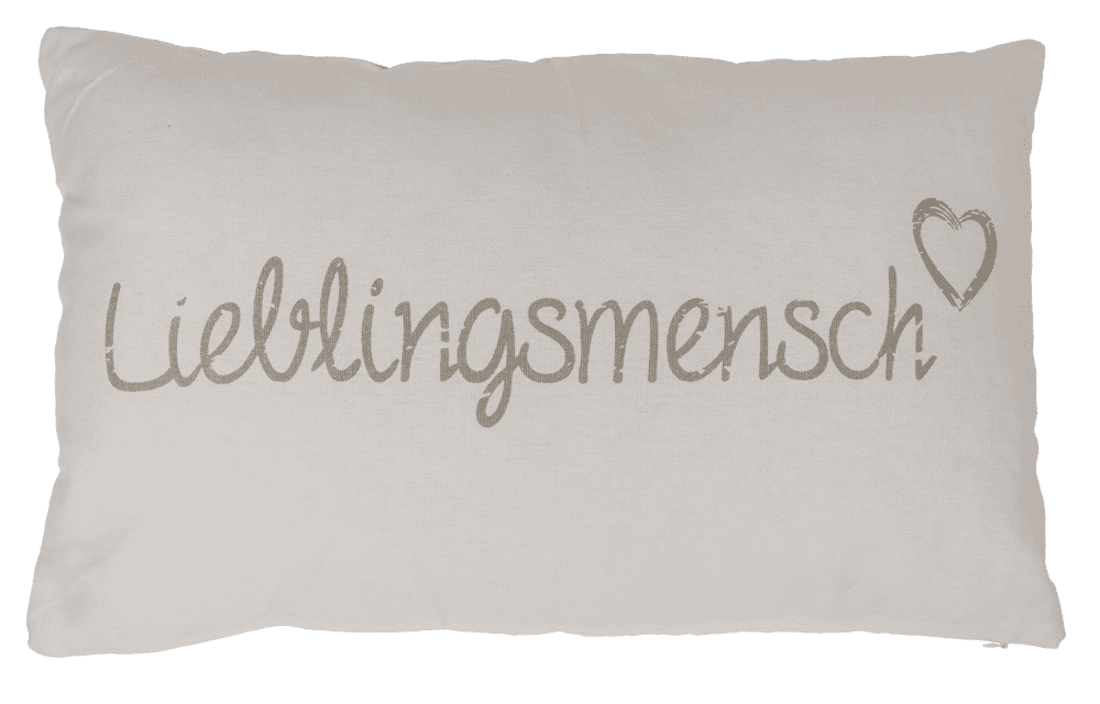 Decoration Cushion, Lieblingsmensch,