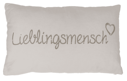 Decoration Cushion, Lieblingsmensch,