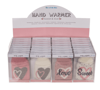 Hand warmer with textile cover, Sweet & Love,