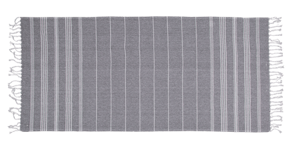 White/grey coloured Fouta Towel (for sauna &,