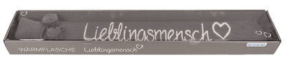 Long hot water bottle, Lieblingsmensch,