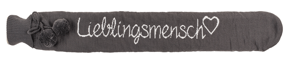 Long hot water bottle, Lieblingsmensch,