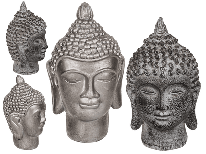 Polyresin decoration figurine, Buddha head,