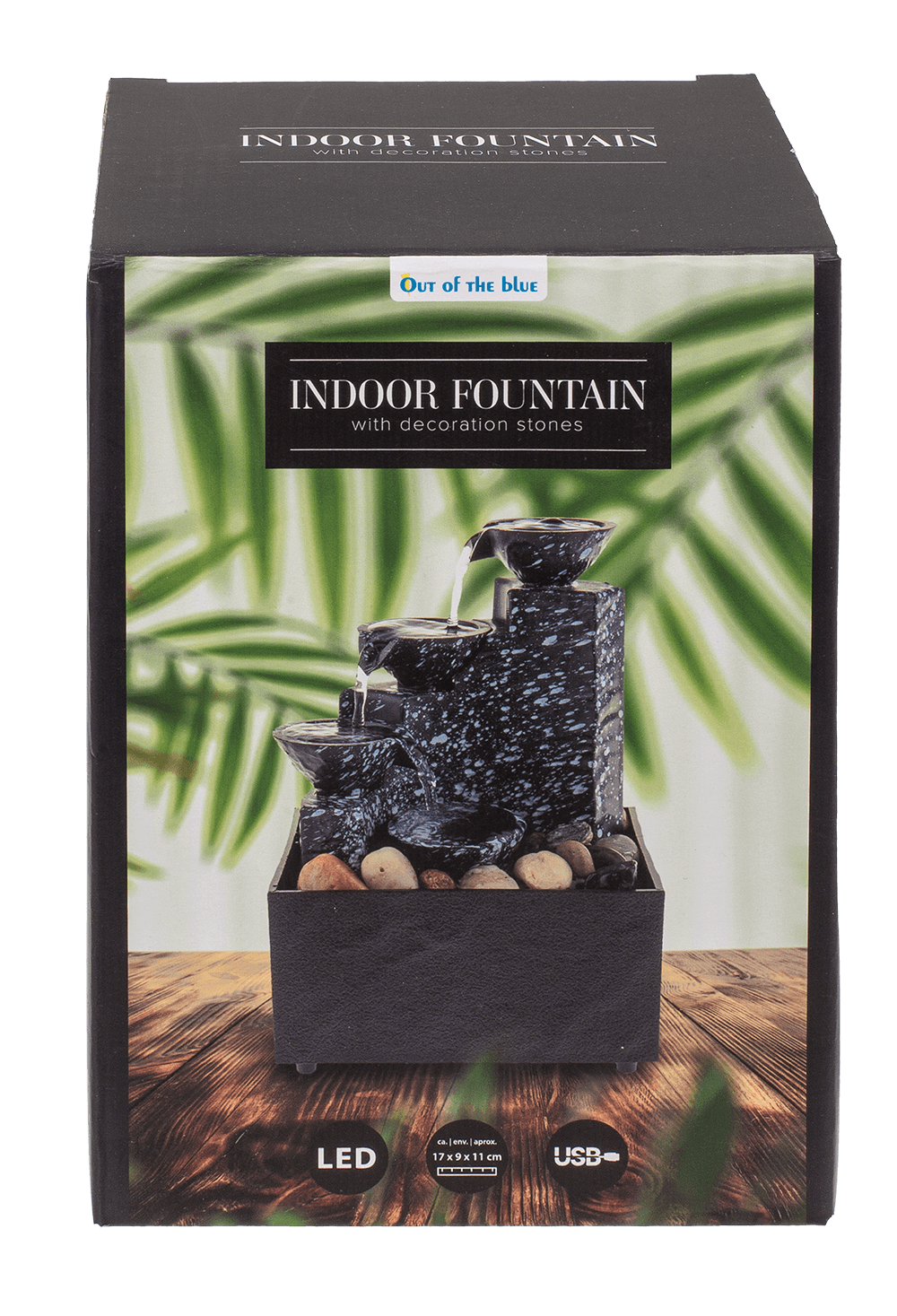 Indoor fontain with decoration stones,