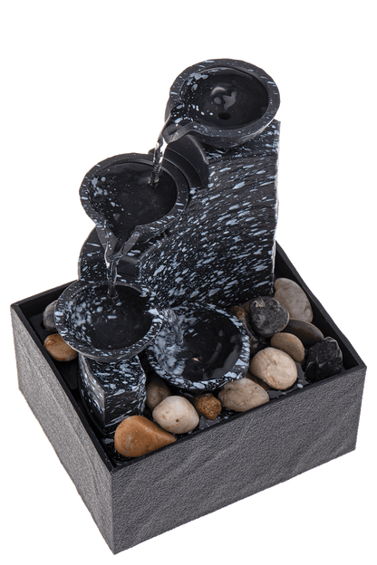 Indoor fontain with decoration stones,