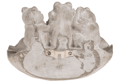 Bird feeder, frogs, ca. 21,5 x 14,5 x 16 cm,