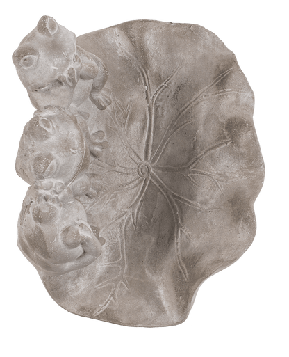 Bird feeder, frogs, ca. 21,5 x 14,5 x 16 cm,