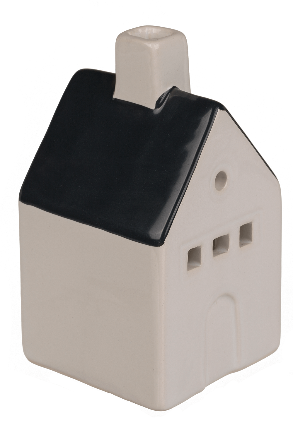 Ceramic house for incense cones/tea lights