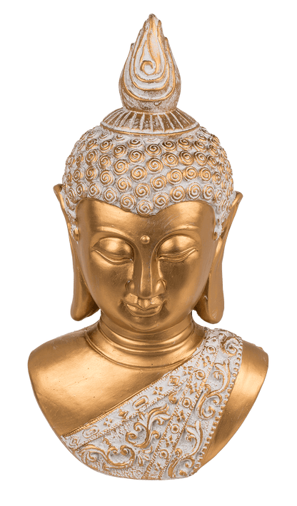Decoration head, Buddha, ca. 14,5 x 8 x 27,5 cm,