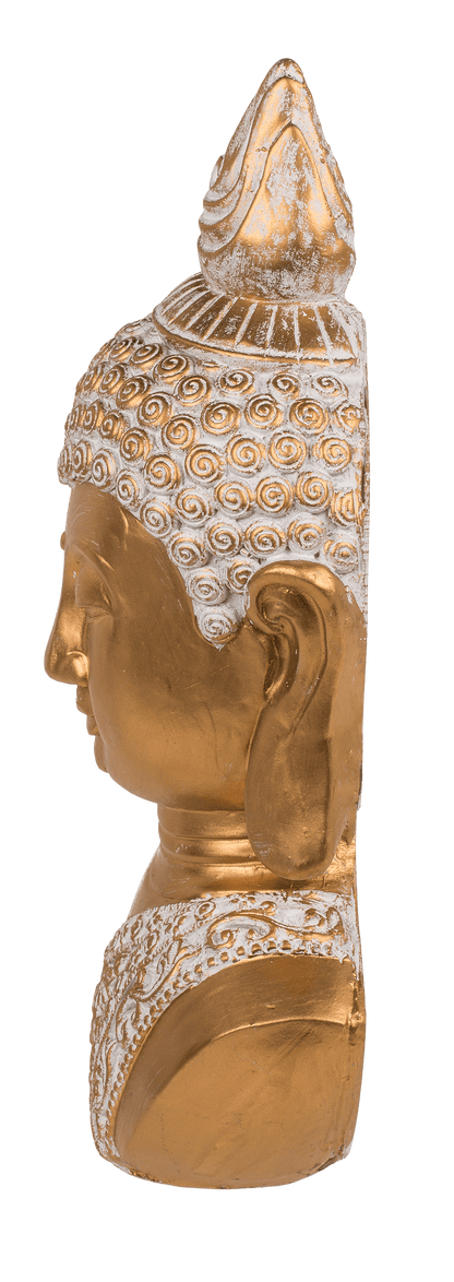 Decoration head, Buddha, ca. 14,5 x 8 x 27,5 cm,