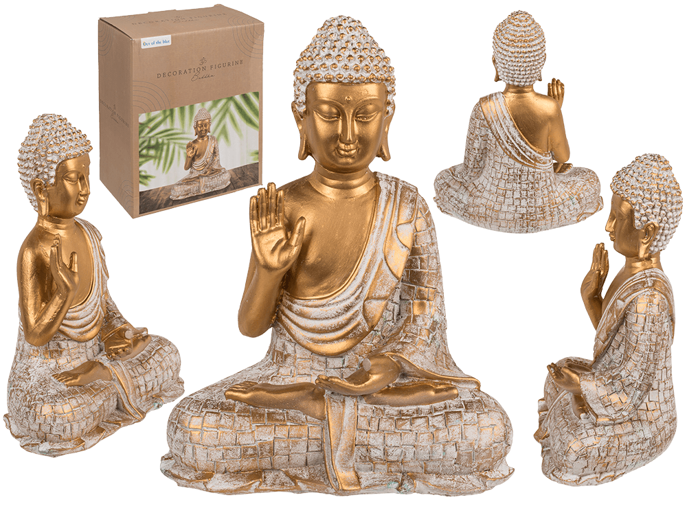 Decortion figurine, Buddha, ca. 16,5 x 10 x 21 cm,