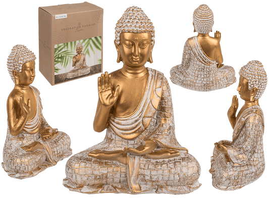 Decortion figurine, Buddha, ca. 16,5 x 10 x 21 cm,
