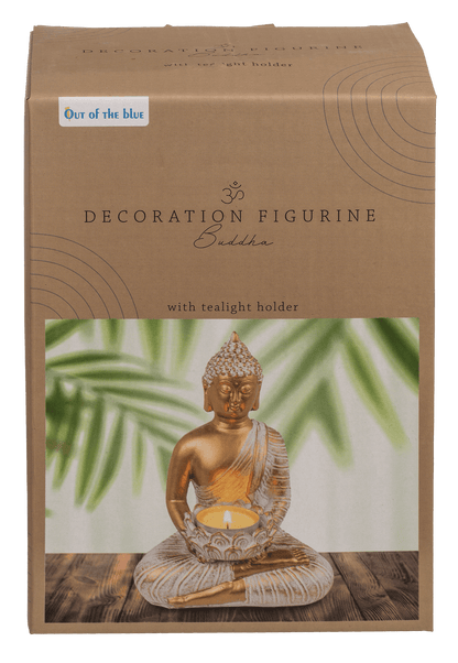 Decoration figurine, Buddha, with tea light holder
