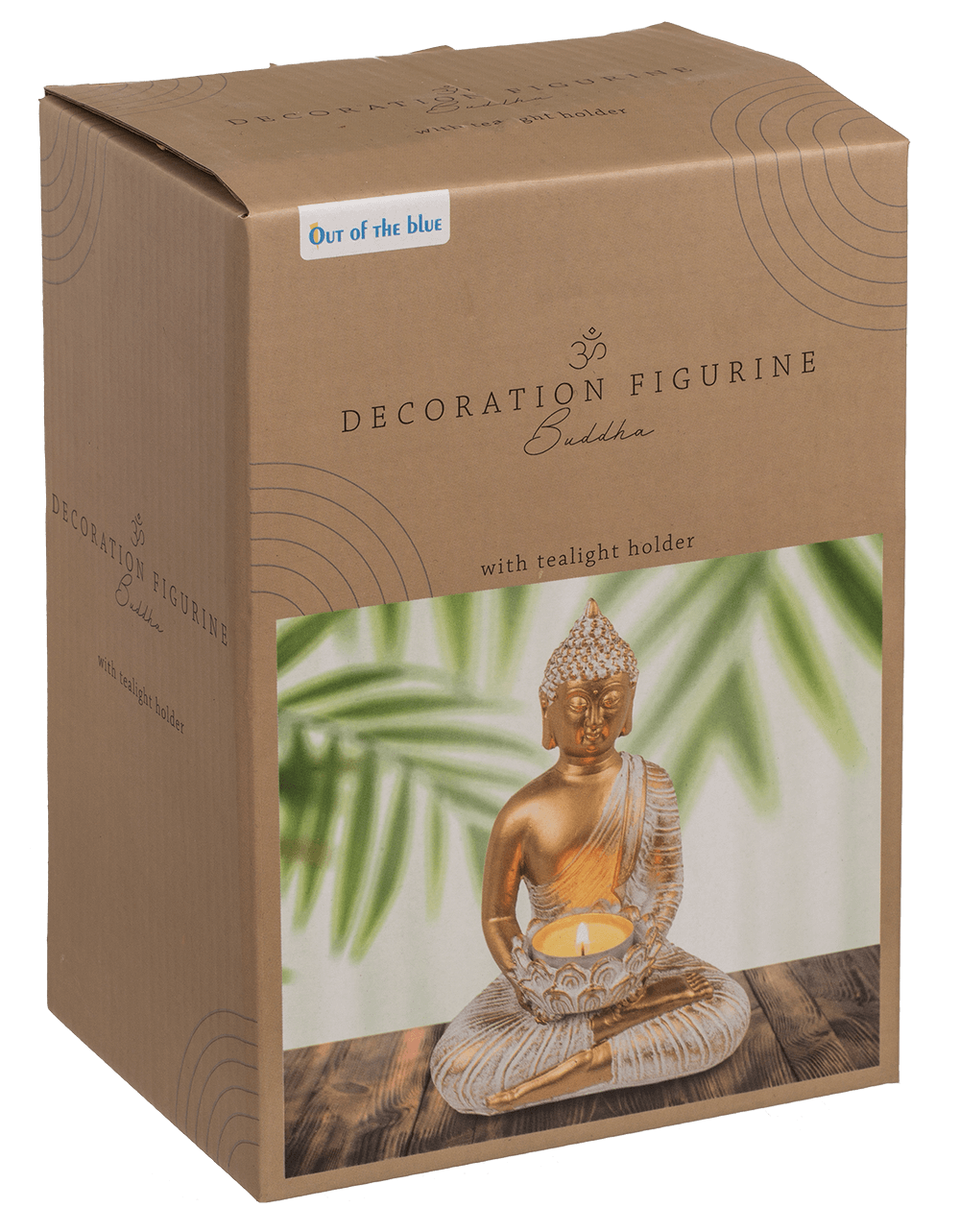 Decoration figurine, Buddha, with tea light holder