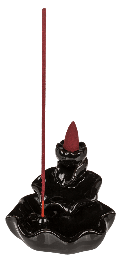 Backflow incense stick/cone holder, Waterfall,