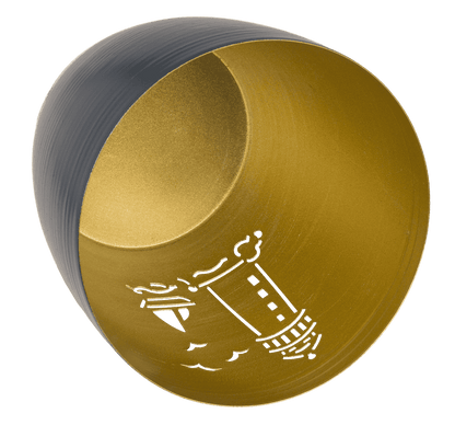 Metal tealight holder, Maritim, 10 x 10 x 9 cm,