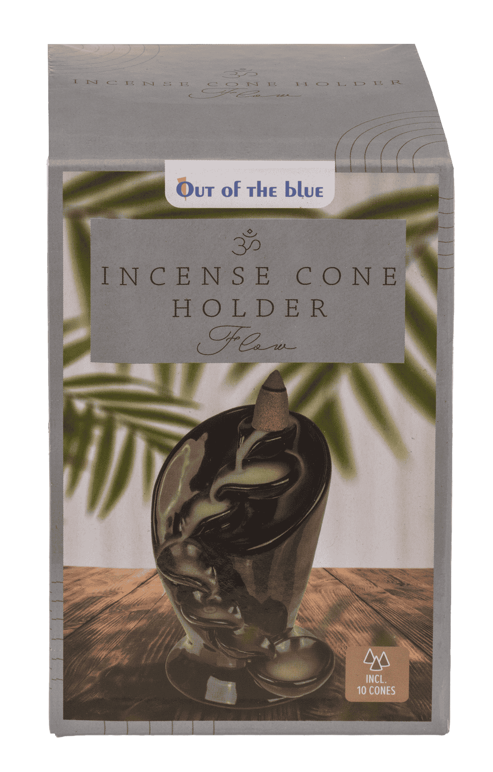 Backflow incense cone holder, Flow,