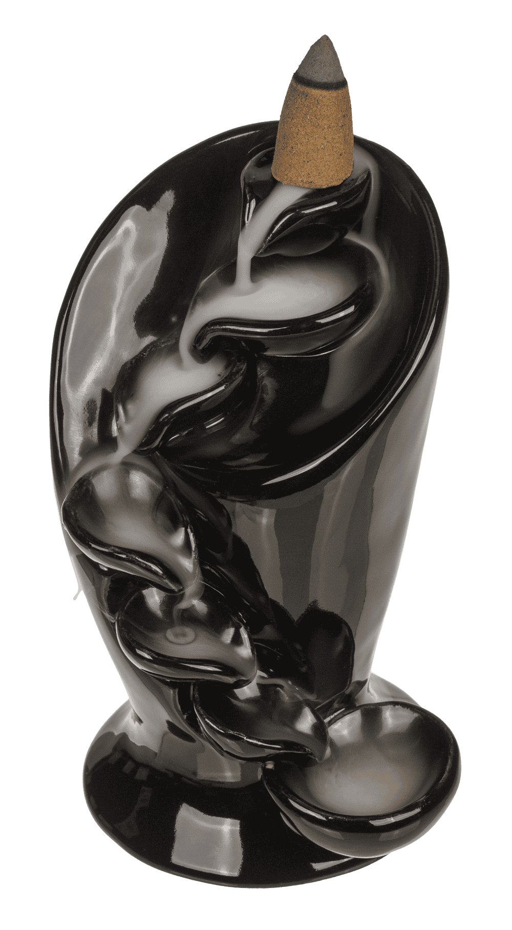 Backflow incense cone holder, Flow,