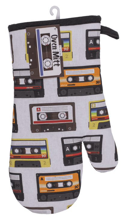 Oven mitt, cassettes, 17 x 32 cm,