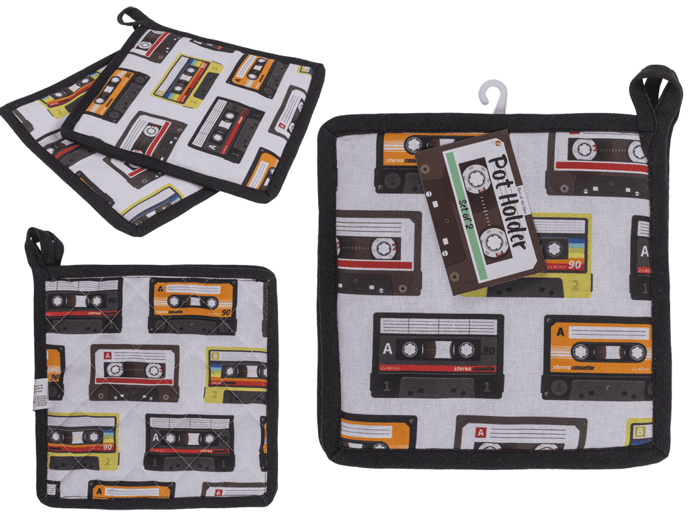 Pot holder, cassettes,