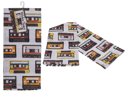 Kitchen towel, cassettes, 40 x 60 cm,