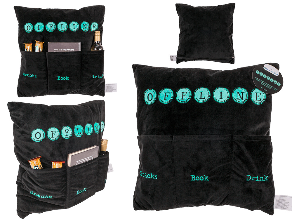 Cushion with 3 pockets, Offline,