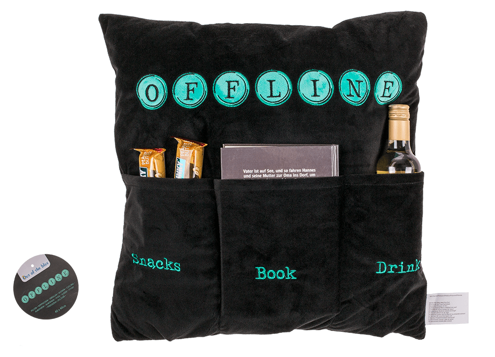 Cushion with 3 pockets, Offline,