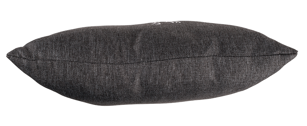 Dark grey colored decoration cushion, Deer,