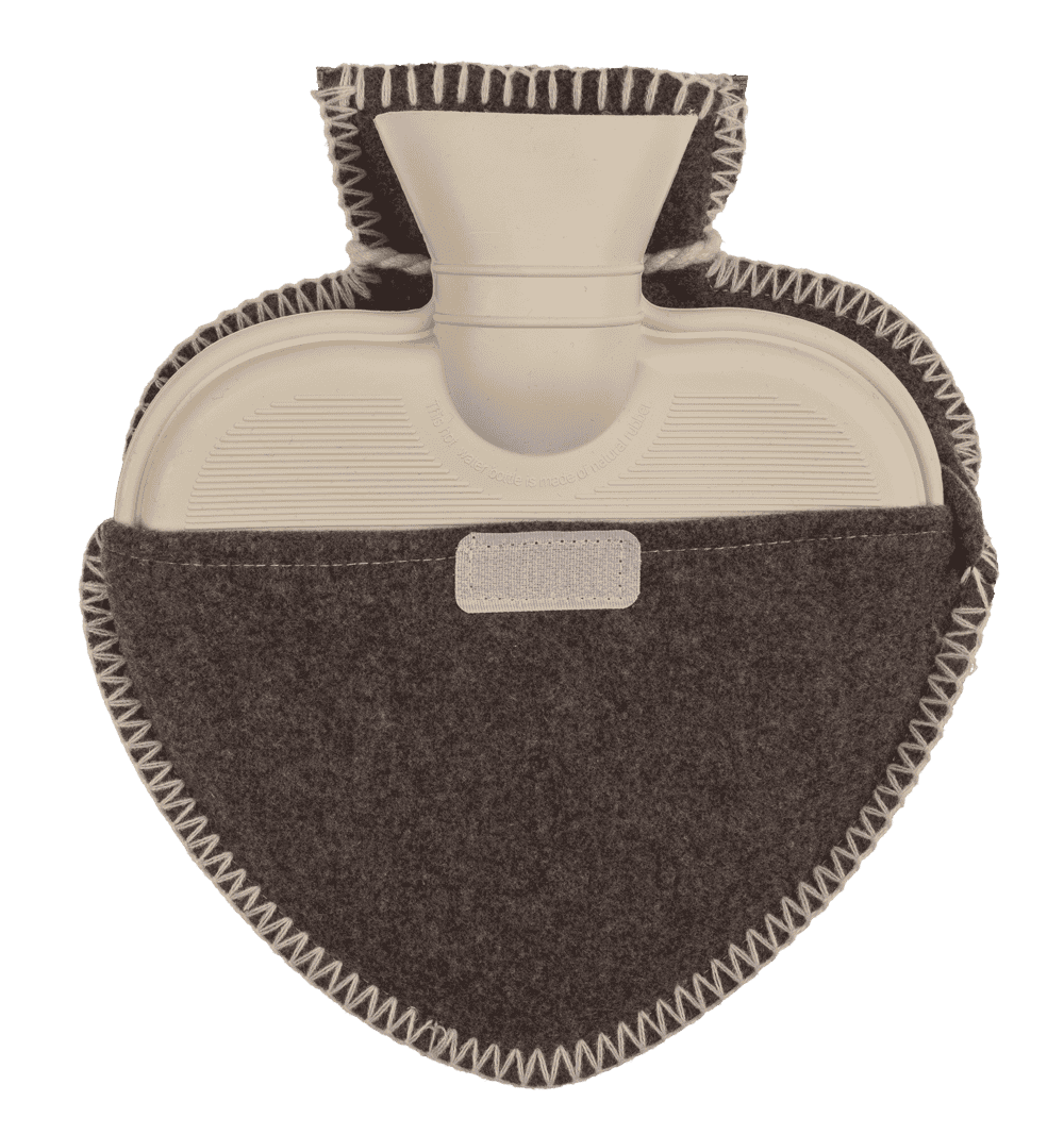 Hot water bottle in heart shape, Deer,