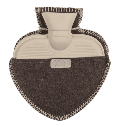 Hot water bottle in heart shape, Deer,