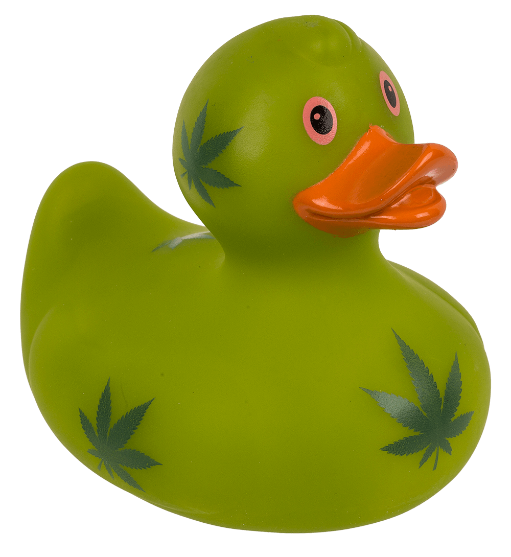 Cannabis Squeaking Duck, ca. 10 cm,