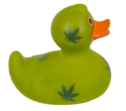 Cannabis Squeaking Duck, ca. 10 cm,