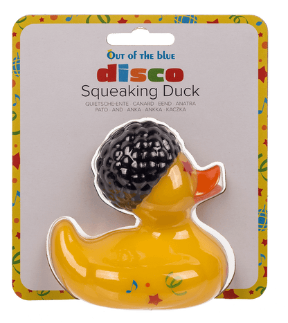 Disco Squeaking Duck, ca. 10 cm,