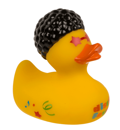 Disco Squeaking Duck, ca. 10 cm,
