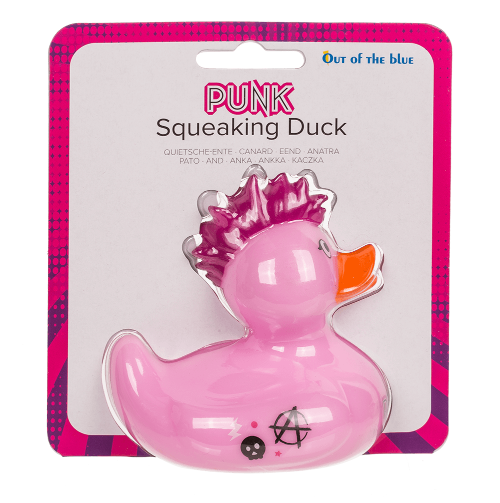 Punk Squeaking Duck, ca. 10 cm,