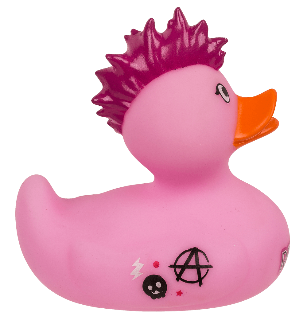 Punk Squeaking Duck, ca. 10 cm,