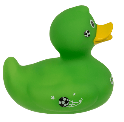 Football Squeaking Duck, ca. 10 cm,
