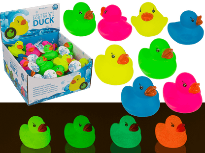 Mini Squeaking Duck, Glow in the Dark,