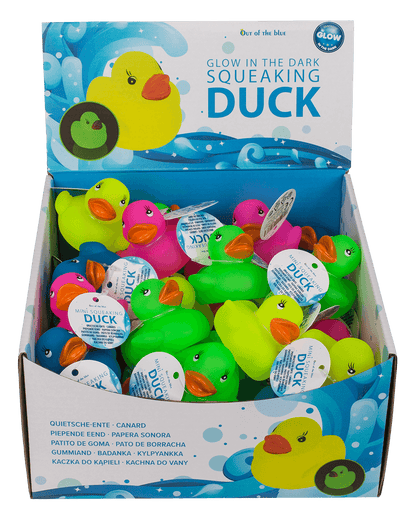 Mini Squeaking Duck, Glow in the Dark,