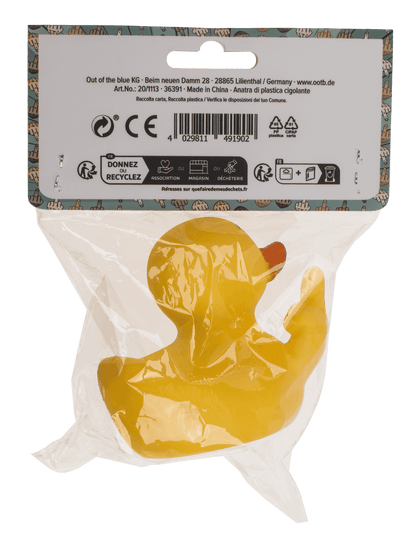 Middle finger Squeaking Duck, ca. 8 cm,