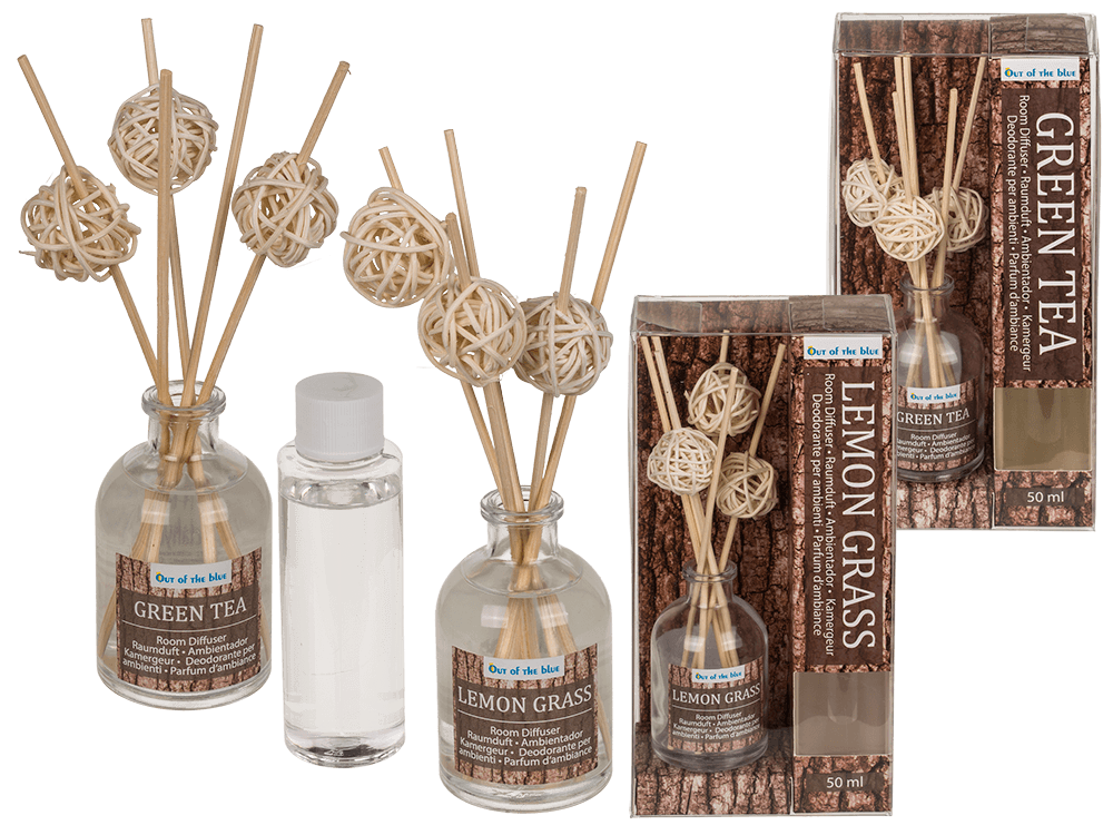 Room Diffuser (green tea, lemongrass,